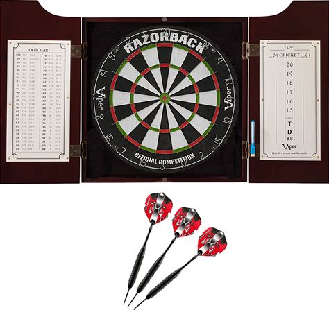 viper hudson sisal bristle steel tip dartboard & cabinet bundle|Viper Hudson All.